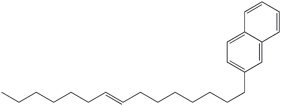 2-(8-Pentadecenyl)naphthalene Structure