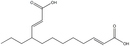 Diacrylic acid 1-propyl-1,6-hexanediyl ester Structure