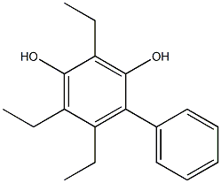 4-Phenyl-2,5,6-triethylbenzene-1,3-diol