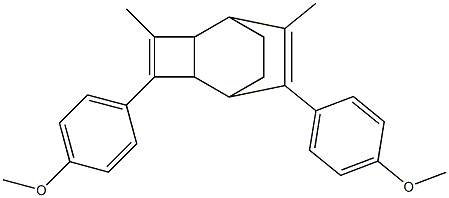 3,8-Bis(4-methoxyphenyl)-4,7-dimethyltricyclo[4.2.2.02,5]deca-3,7-diene Structure