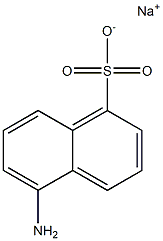 5-Aminonaphthalene-1-sulfonic acid sodium salt Structure