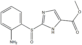 5-(Methoxycarbonyl)-2-[[2-[amino]phenyl]sulfinyl]-1H-imidazole