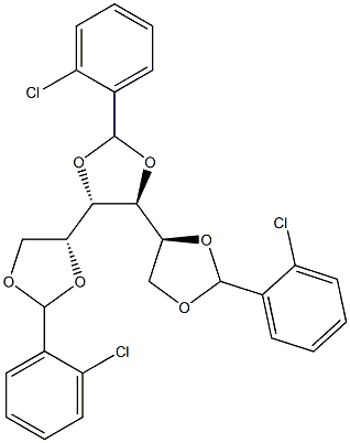 1-O,2-O:3-O,4-O:5-O,6-O-Tris(2-chlorobenzylidene)-L-glucitol