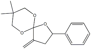 2-Phenyl-4-methylene-8,8-dimethyl-1,6,10-trioxaspiro[4.5]decane|