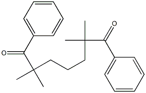 2,2,6,6-テトラメチル-1,7-ジフェニルヘプタン-1,7-ジオン 化学構造式