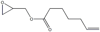 6-Heptenoic acid (oxiran-2-yl)methyl ester 结构式