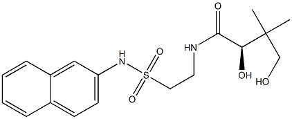 [R,(+)]-2,4-Dihydroxy-3,3-dimethyl-N-[2-(2-naphtylsulfamoyl)ethyl]butyramide
