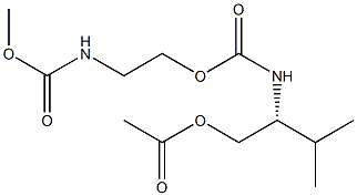 (+)-[(R)-1-Acetyloxymethyl-2-methylpropyl]carbamic acid (2-methoxycarbonylaminoethyl) ester