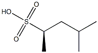 [R,(+)]-4-Methyl-2-pentanesulfonic acid Struktur