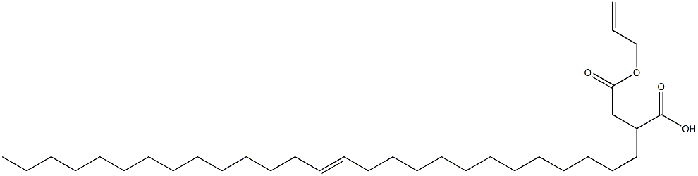 2-(13-Heptacosenyl)succinic acid 1-hydrogen 4-allyl ester 结构式