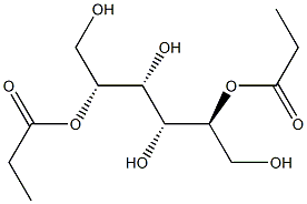 L-グルシトール2,5-ジプロピオナート 化学構造式