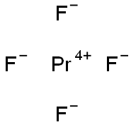 Praseodymium(IV) tetrafluoride Structure