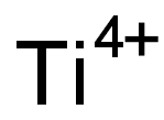 チタン(IV) 化学構造式
