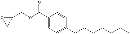 4-Heptylbenzoic acid glycidyl ester Structure
