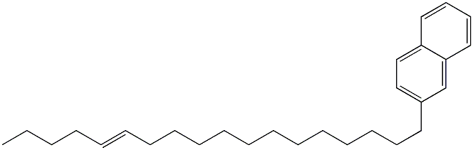 2-(13-Octadecenyl)naphthalene Structure