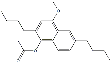 1-Acetoxy-2-butyl-4-methoxy-6-butylnaphthalene