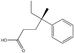 [S,(-)]-4-Methyl-4-phenylhexanoic acid