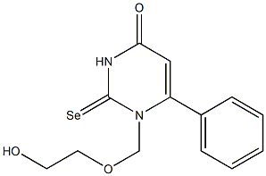 1-(2-Hydroxyethoxymethyl)-6-phenylselenouracil