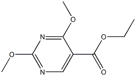 2,4-Dimethoxypyrimidine-5-carboxylic acid ethyl ester Structure