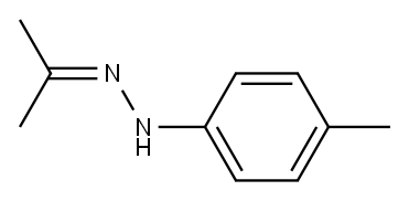 2-プロパノンp-トリルヒドラゾン 化学構造式