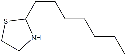 2-Heptylthiazolidine 结构式