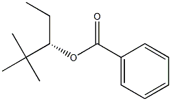 [S,(-)]-2,2-Dimethyl-3-pentanol benzoate Struktur