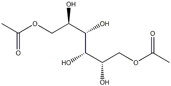 L-Glucitol 1,6-diacetate Struktur