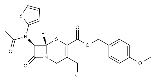 (7R)-3-(Chloromethyl)-7-[(2-thienyl)acetylamino]cepham-3-ene-4-carboxylic acid (4-methoxybenzyl) ester