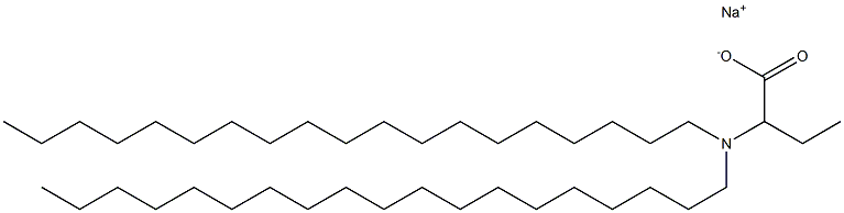 2-(Dinonadecylamino)butyric acid sodium salt