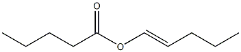 Valeric acid 1-pentenyl ester Struktur