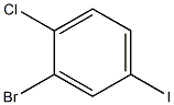 3-ブロモ-4-クロロ-1-ヨードベンゼン 化学構造式