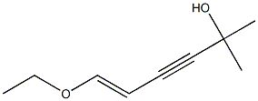 6-Ethoxy-2-methyl-5-hexen-3-yn-2-ol Structure
