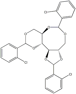 1-O,5-O:2-O,3-O:4-O,6-O-Tris(2-chlorobenzylidene)-D-glucitol