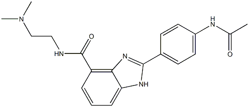 2-(4-(Acetylamino)phenyl)-N-[2-(dimethylamino)ethyl]-1H-benzimidazole-4-carboxamide