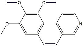 (Z)-1-(3-Pyridinyl)-2-(3,4,5-trimethoxyphenyl)ethene|