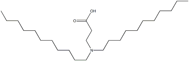 3-(Diundecylamino)propanoic acid Structure