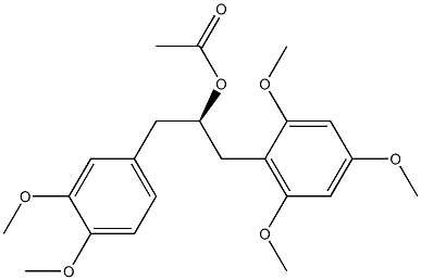 [R,(+)]-1-(3,4-Dimethoxyphenyl)-3-(2,4,6-trimethoxyphenyl)-2-propanol acetate