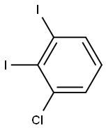 1-クロロ-2,3-ジヨードベンゼン 化学構造式