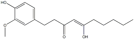 (6Z)-10-(4-Hydroxy-3-methoxyphenyl)-6-hydroxy-6-decen-8-one|