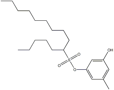 6-Pentadecanesulfonic acid 3-hydroxy-5-methylphenyl ester