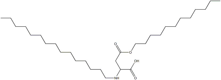 2-Pentadecylamino-3-(dodecyloxycarbonyl)propionic acid Structure