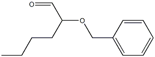 2-ベンジルオキシヘキサナール 化学構造式