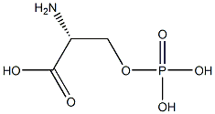 (R)-2-Amino-3-(phosphonooxy)propanoic acid Structure