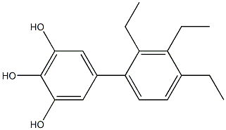 5-(2,3,4-Triethylphenyl)benzene-1,2,3-triol