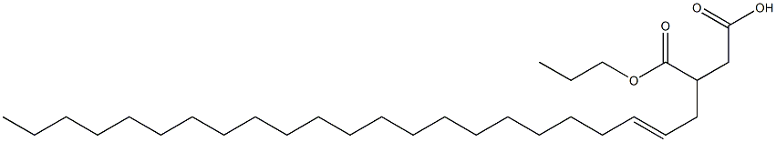 3-(2-Tricosenyl)succinic acid 1-hydrogen 4-propyl ester