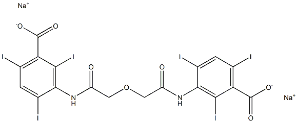 3,3'-[Oxydimethylenebis(carbonylimino)]bis(2,4,6-triiodobenzoic acid)disodium salt