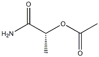 [R,(+)]-2-(Acetyloxy)propionamide Structure
