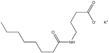 4-Capryloylaminobutyric acid potassium salt Structure