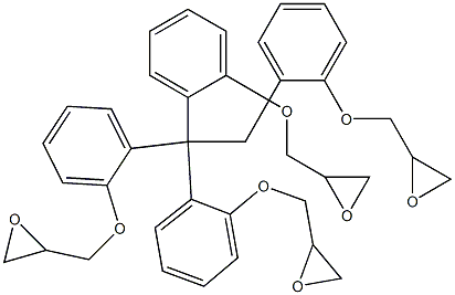 Tetrakis(glycidyloxyphenyl)ethane 结构式