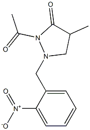 2-Acetyl-4-methyl-1-(2-nitrobenzyl)pyrazolidin-3-one